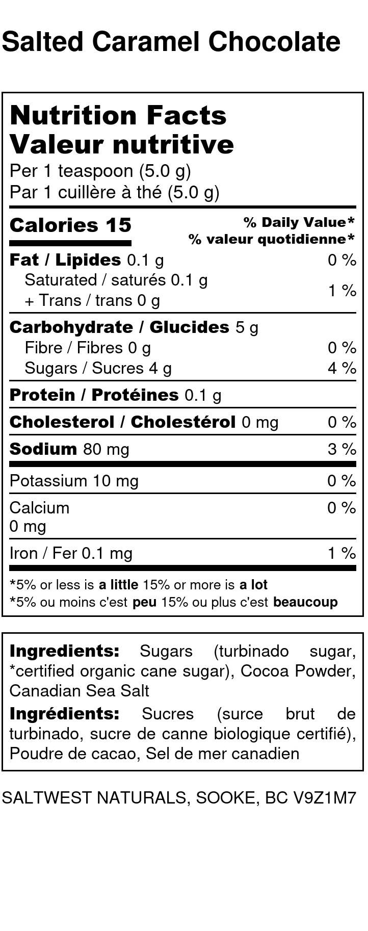 Case of 10 - Salted Caramel Chocolate 50g
