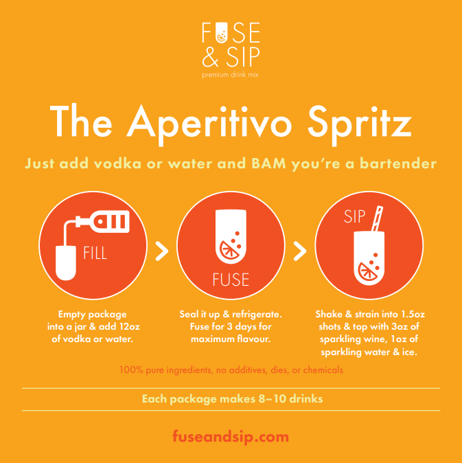 Aperitivo Spritz - orange, rosehip & gentian infusion