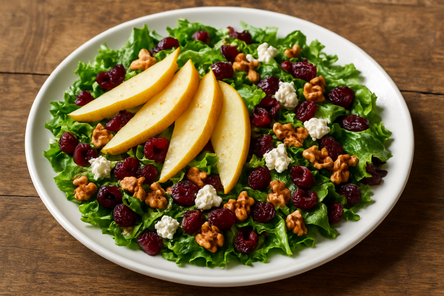 Cranberry pear salad