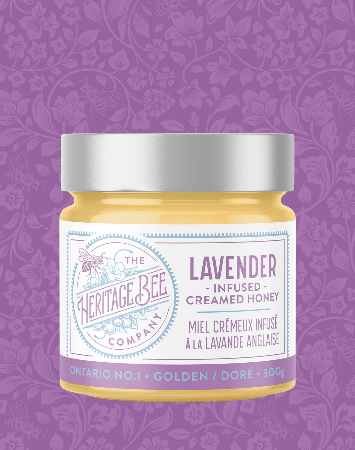 Lavender Creamed Honey - 300 g (10.6 oz)