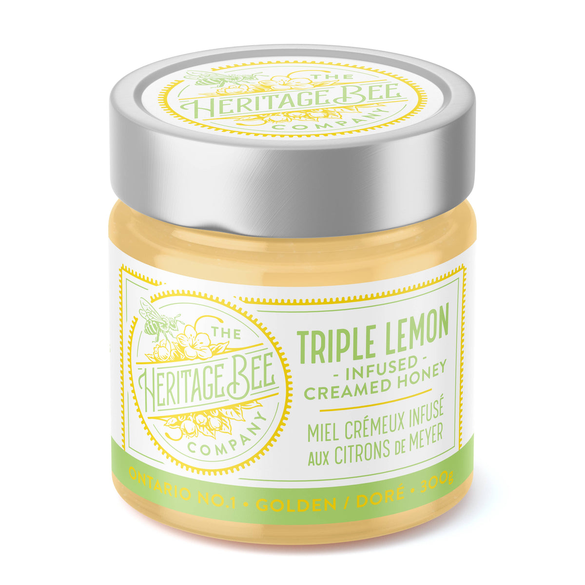Triple Lemon Creamed Honey