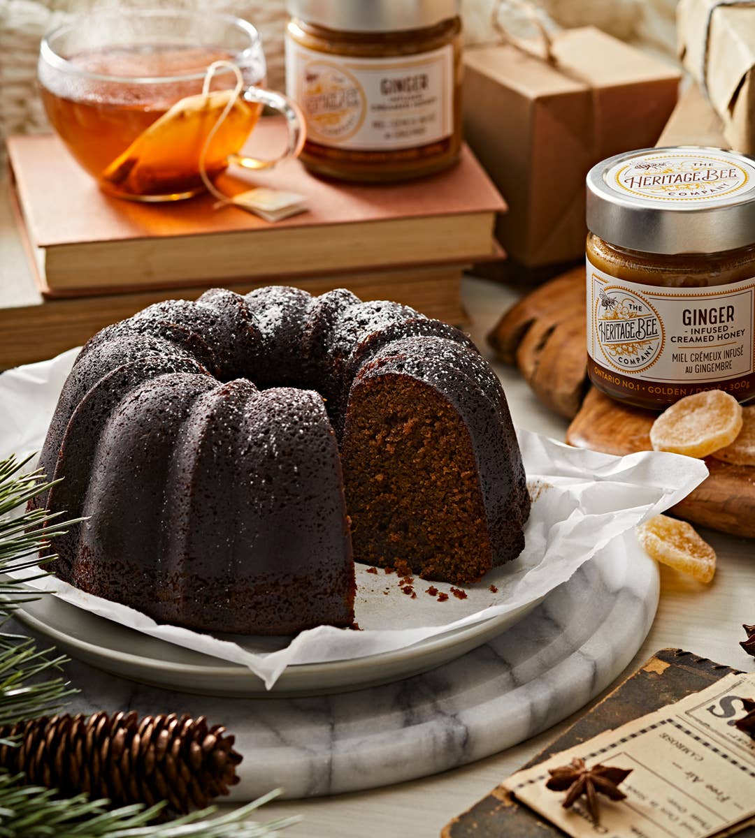 Ginger Creamed Honey - 300 g (10.6 oz)