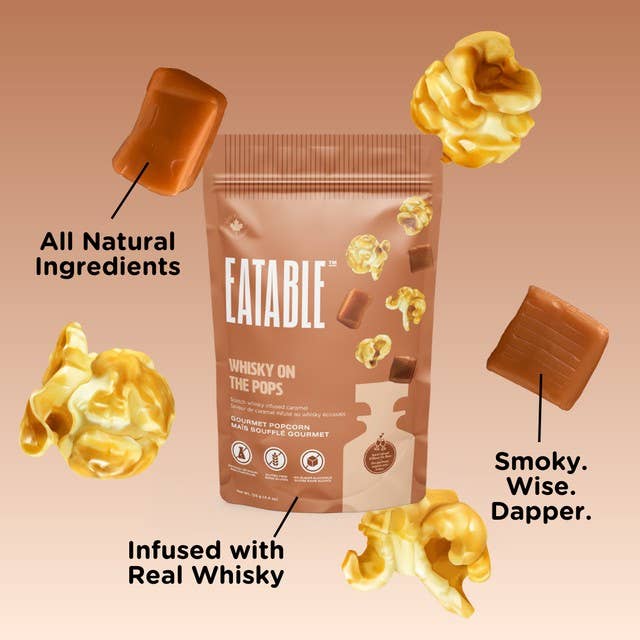 Whisky on the Pops 🥃 Gourmet Caramel Popcorn