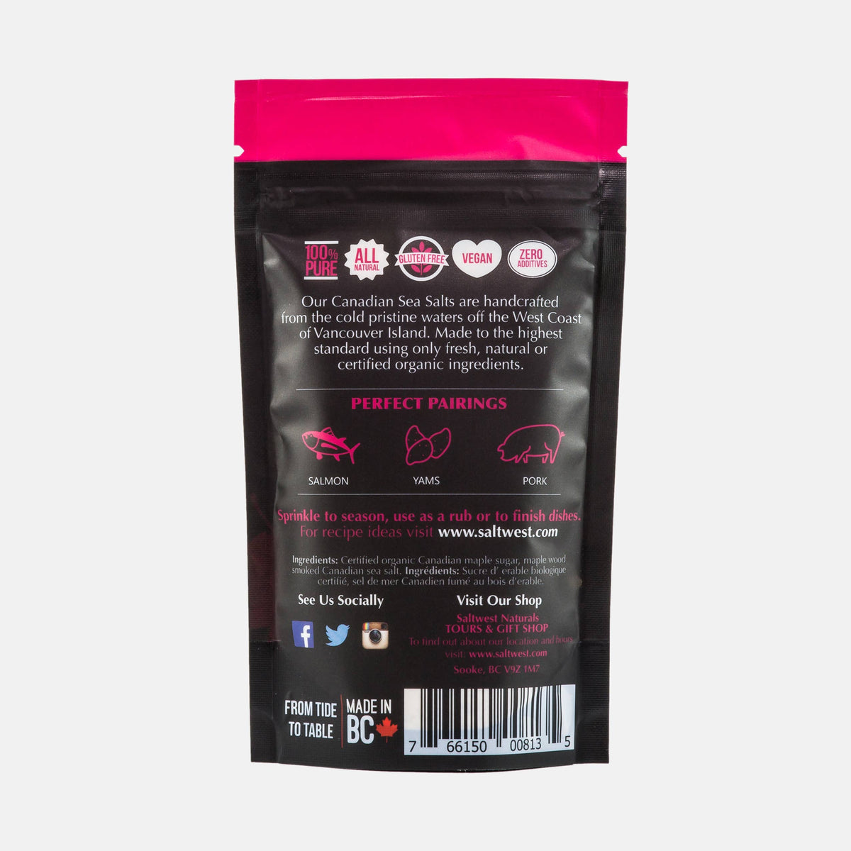 Case of 10 - Organic Sweet Smokey Maple 40g