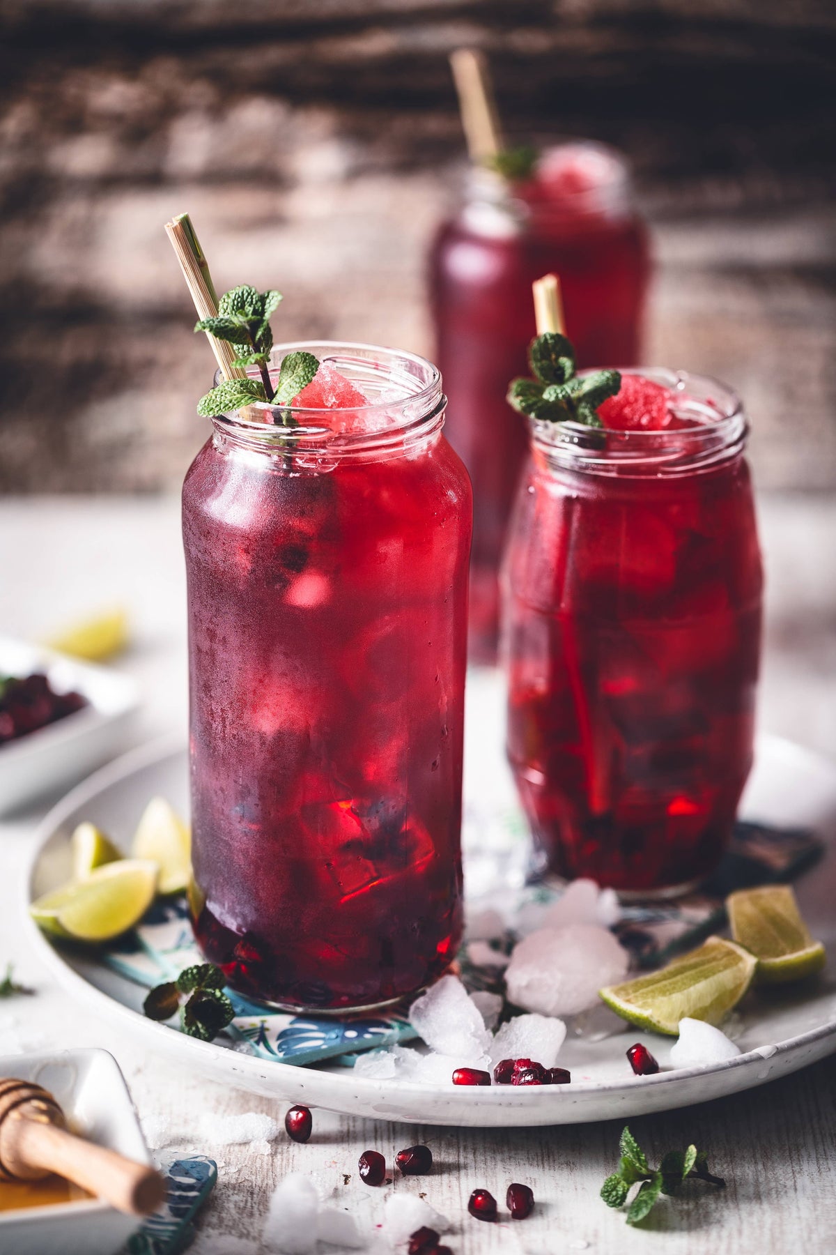 Hibiscus Creamed Honey