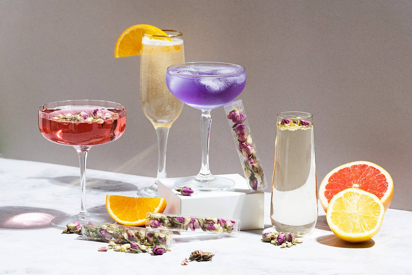 Rose and Jasmine Garnish