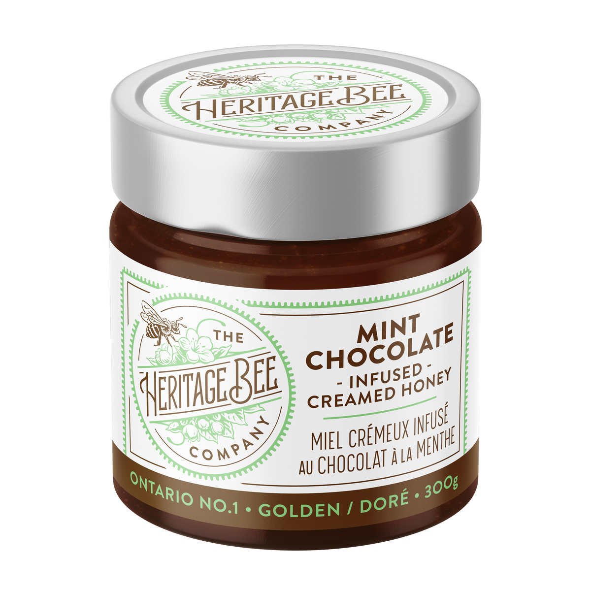 Mint Chocolate Creamed Honey