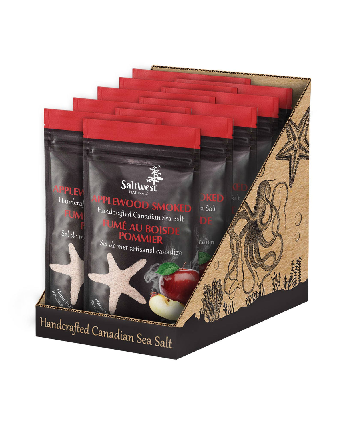 Case of 10 - Applewood Smoked Sea Salt 45g