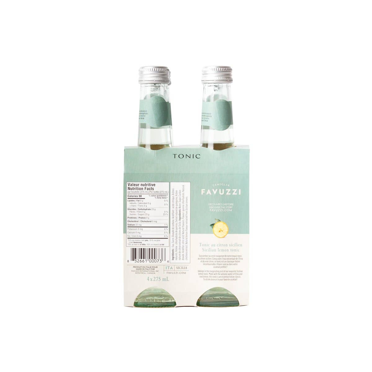 Sicilian Lemon Tonic - 4 Pack