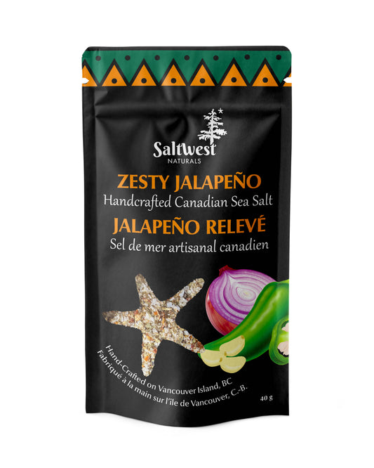 Saltwest Naturals – Zesty Jalapeño Sea Salt 40g