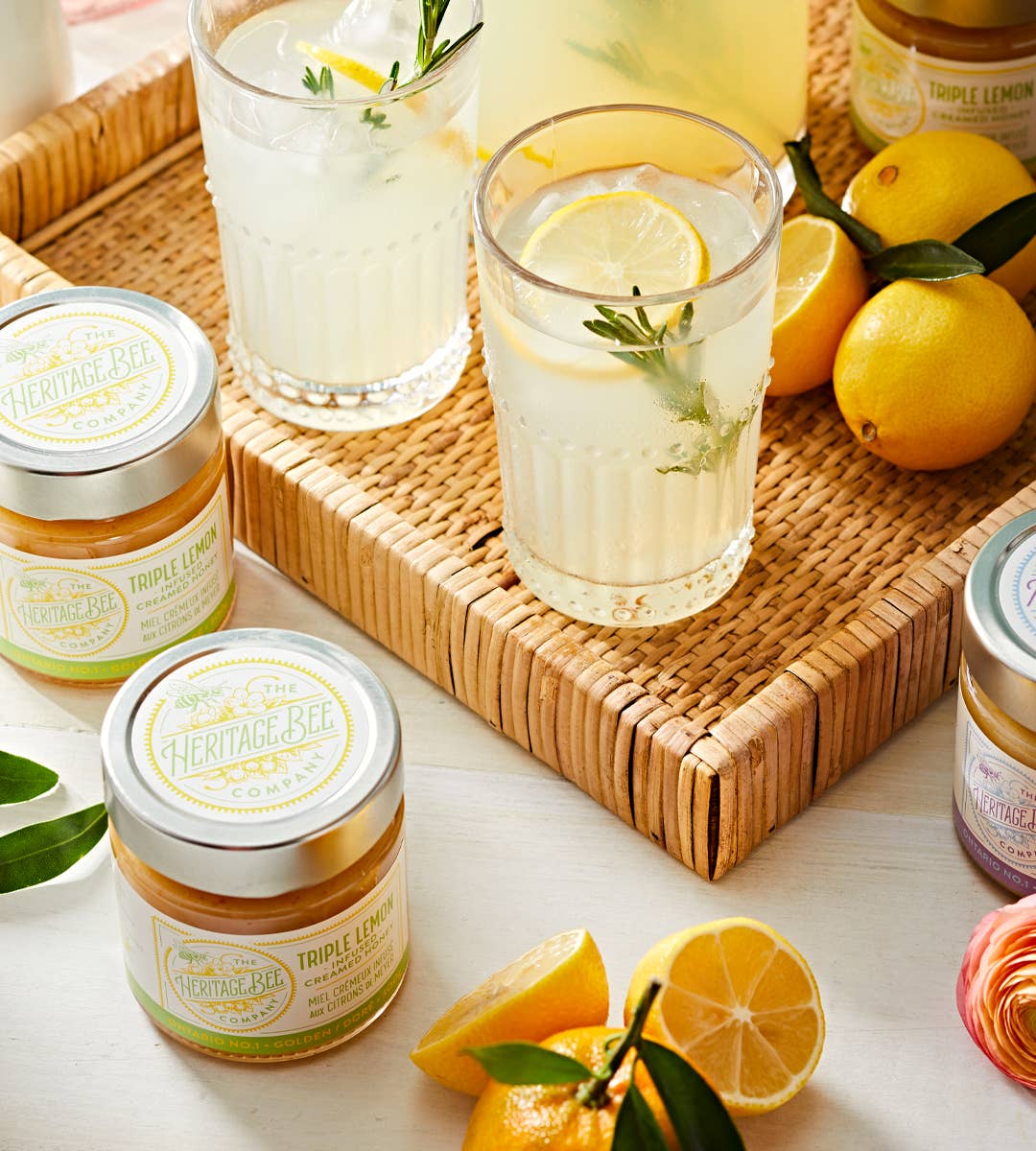 Triple Lemon Creamed Honey