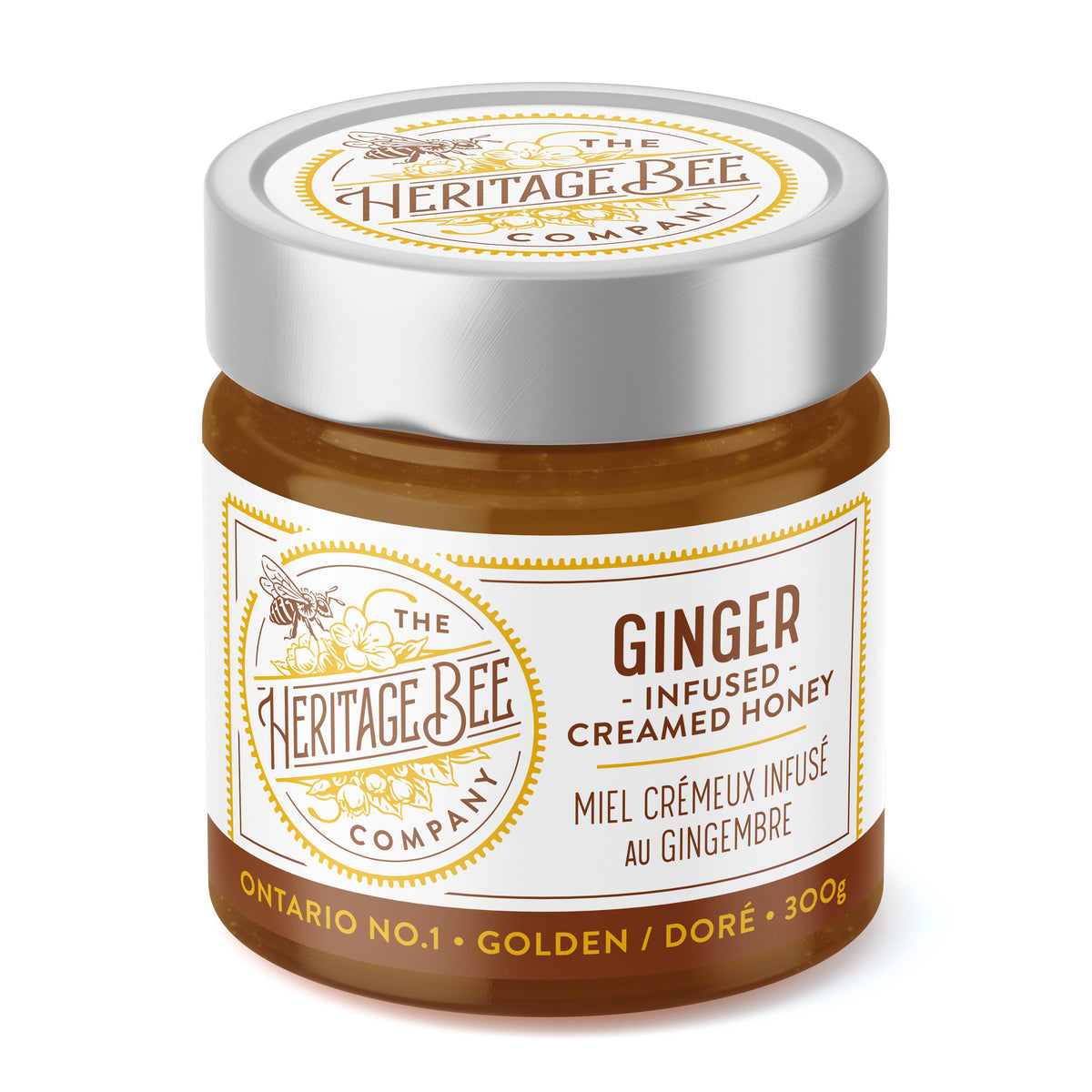 Ginger Creamed Honey - 300 g (10.6 oz)