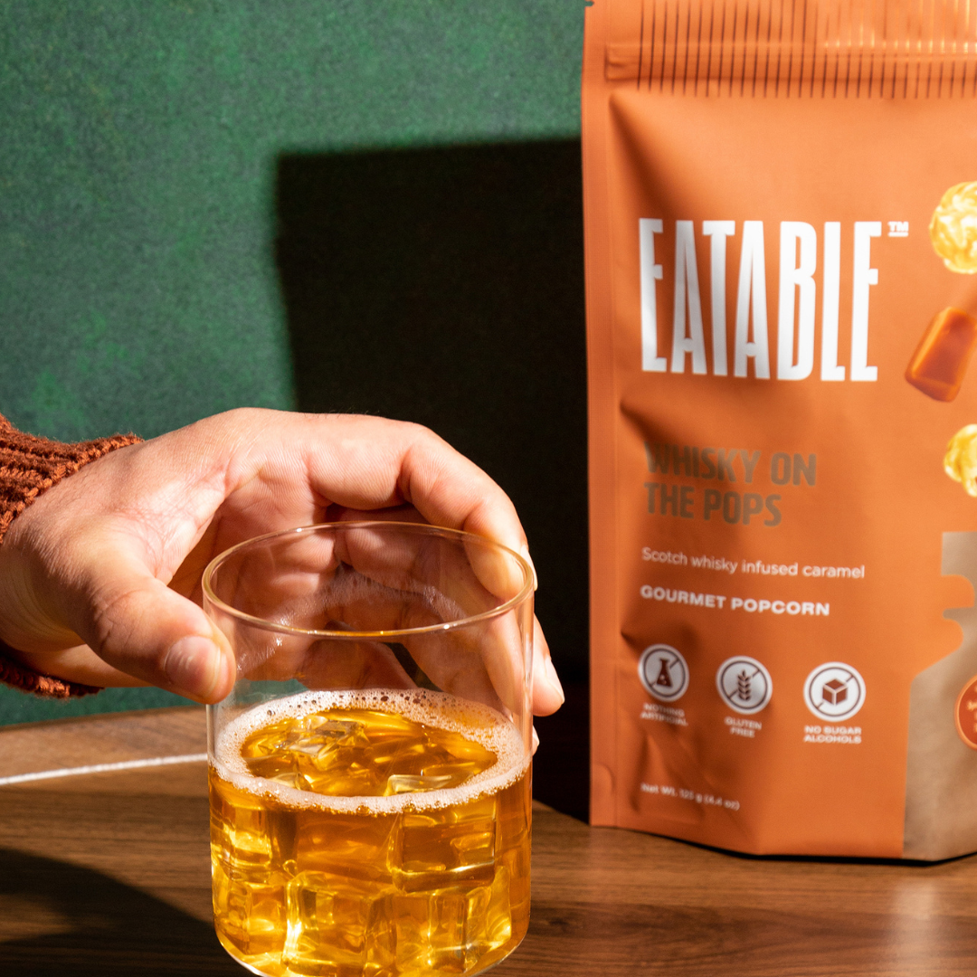 Whisky on the Pops 🥃 Gourmet Caramel Popcorn