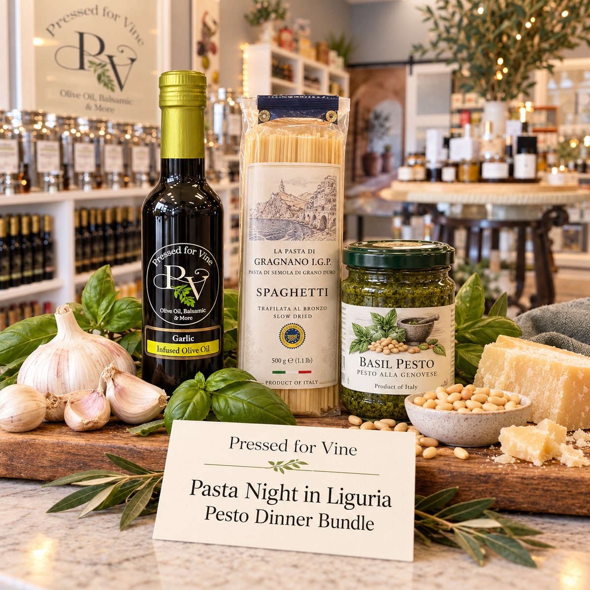 Pressed for Vine Pasta Night in Liguria bundle