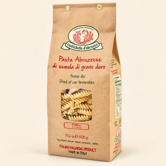 Rustichella d'Abruzzo Fusilli pasta package
