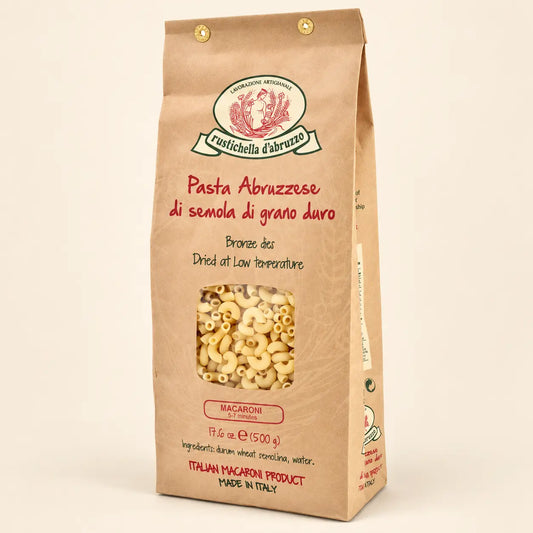 Rustichella d'Abruzzo Maccheroni pasta package