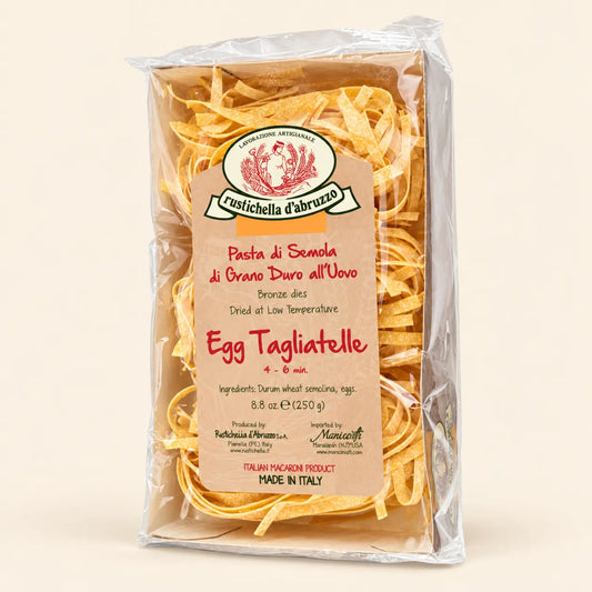 Rustichella d'Abruzzo Tagliatelle Capricciosa Egg Nest product package