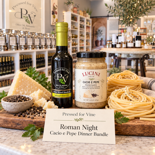 Pressed for Vine Roman Night Cacio e Pepe Dinner Bundle